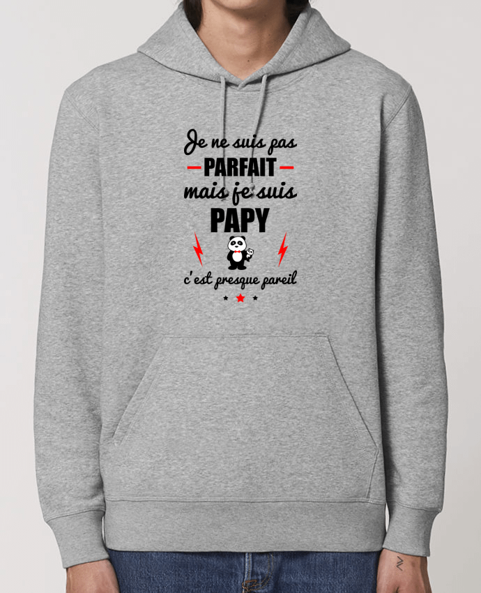 Essential unisex hoodie sweatshirt Drummer Je ne suis pas byfait mais je suis papy c'est presque byeil Par Benichan