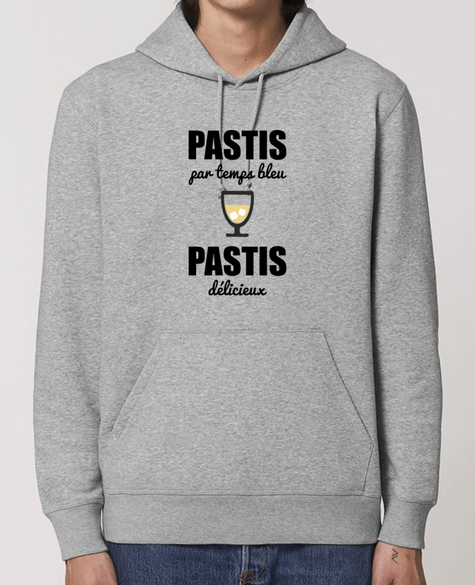 Essential unisex hoodie sweatshirt Drummer Pastis by temps bleu pastis délicieux Par Benichan