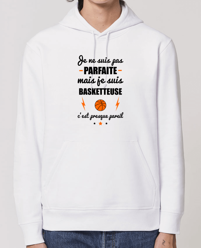 Essential unisex hoodie sweatshirt Drummer Je ne suis pas byfaite mais je suis basketteuse c'est presque byeil Par Benichan