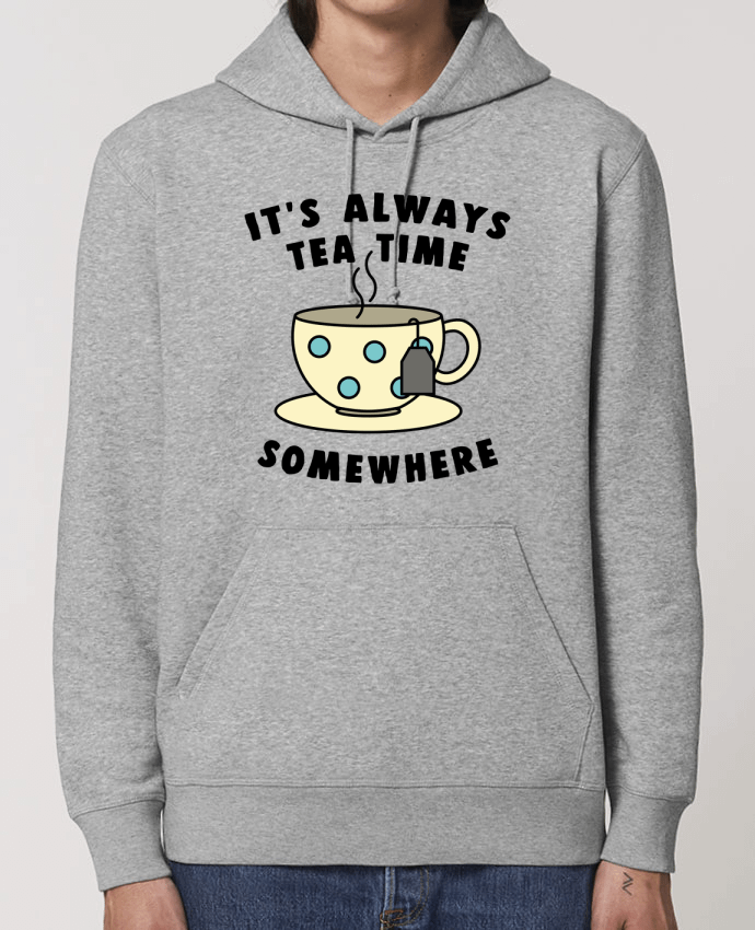 Essential unisex hoodie sweatshirt Drummer It's always tea time somewhere Par Bichette