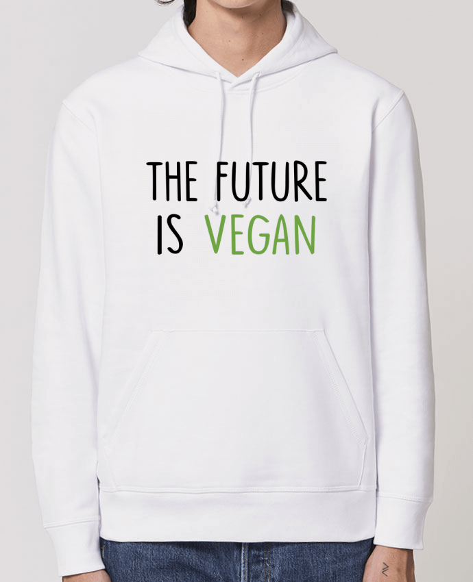 Essential unisex hoodie sweatshirt Drummer The future is vegan Par Bichette