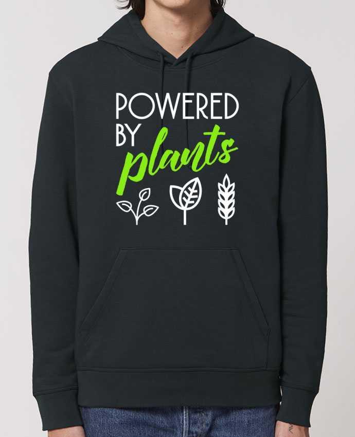 Essential unisex hoodie sweatshirt Drummer Powered by plants Par Bichette