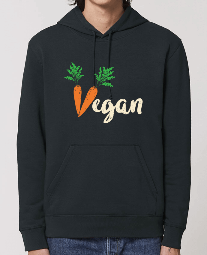 Essential unisex hoodie sweatshirt Drummer Vegan carrot Par Bichette