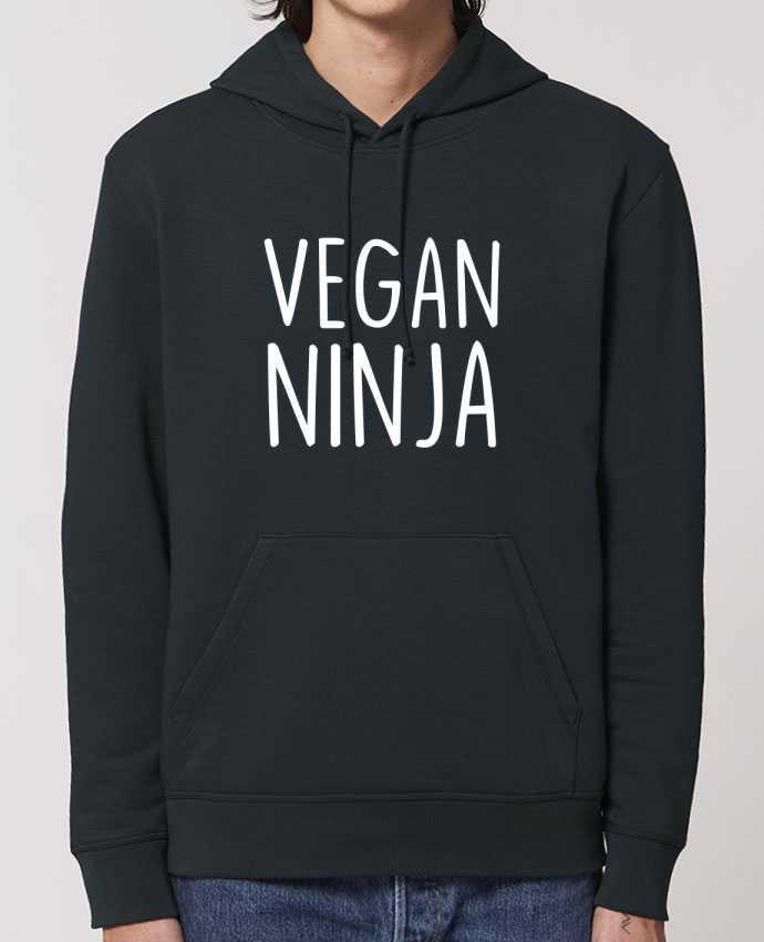 Sweat-Shirt Capuche Essentiel Unisexe Drummer Vegan ninja Par Bichette