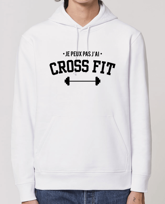 Essential unisex hoodie sweatshirt Drummer Je peux pas j'ai crossfit Par tunetoo