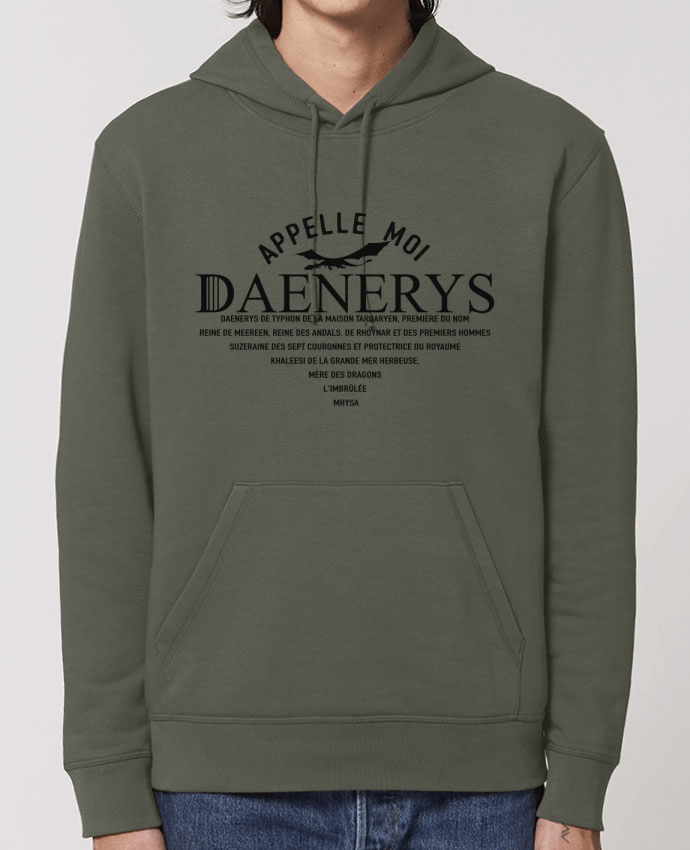 Essential unisex hoodie sweatshirt Drummer Appelle moi Daenerys Par tunetoo