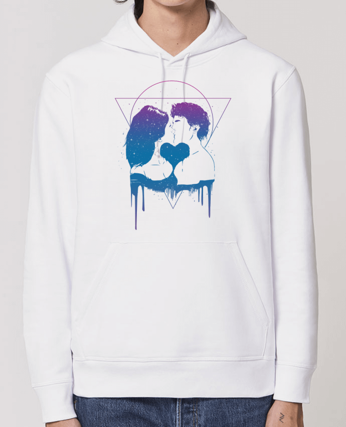 Essential unisex hoodie sweatshirt Drummer Cosmic love II Par Balàzs Solti