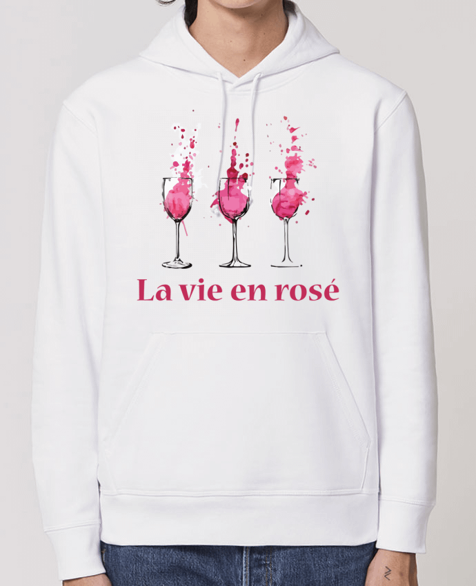 Hoodie La vie en rosé Par tunetoo