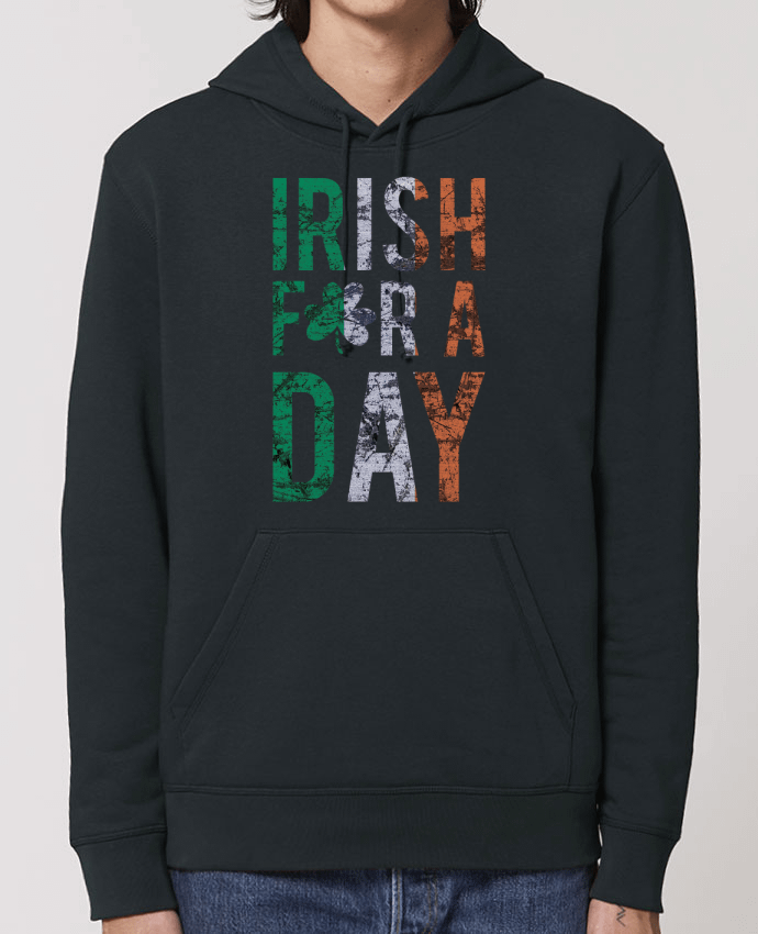Essential unisex hoodie sweatshirt Drummer Irish for a day Par tunetoo