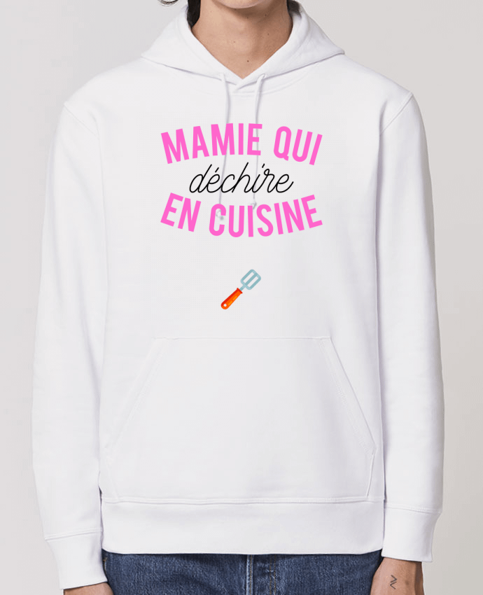 Essential unisex hoodie sweatshirt Drummer Mamie qui déchire en cuisine Par tunetoo
