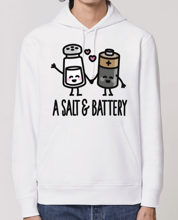 Sudadera Essential con capucha unisex  Drummer A salt and battery Par LaundryFactory