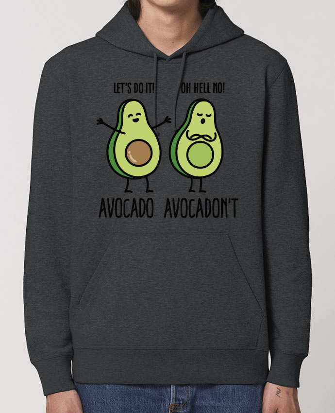 Essential unisex hoodie sweatshirt Drummer Avocado avocadont Par LaundryFactory