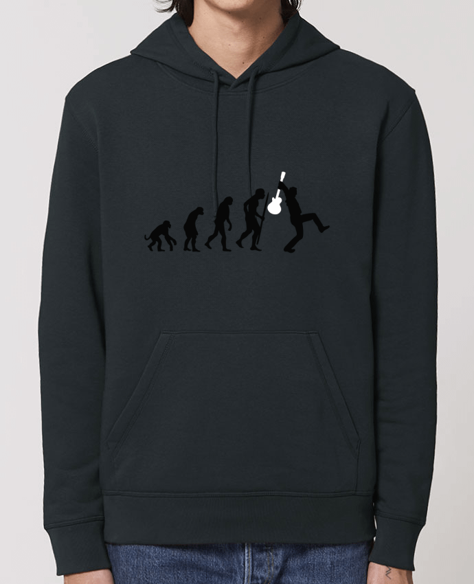 Essential unisex hoodie sweatshirt Drummer Evolution Rock Par LaundryFactory