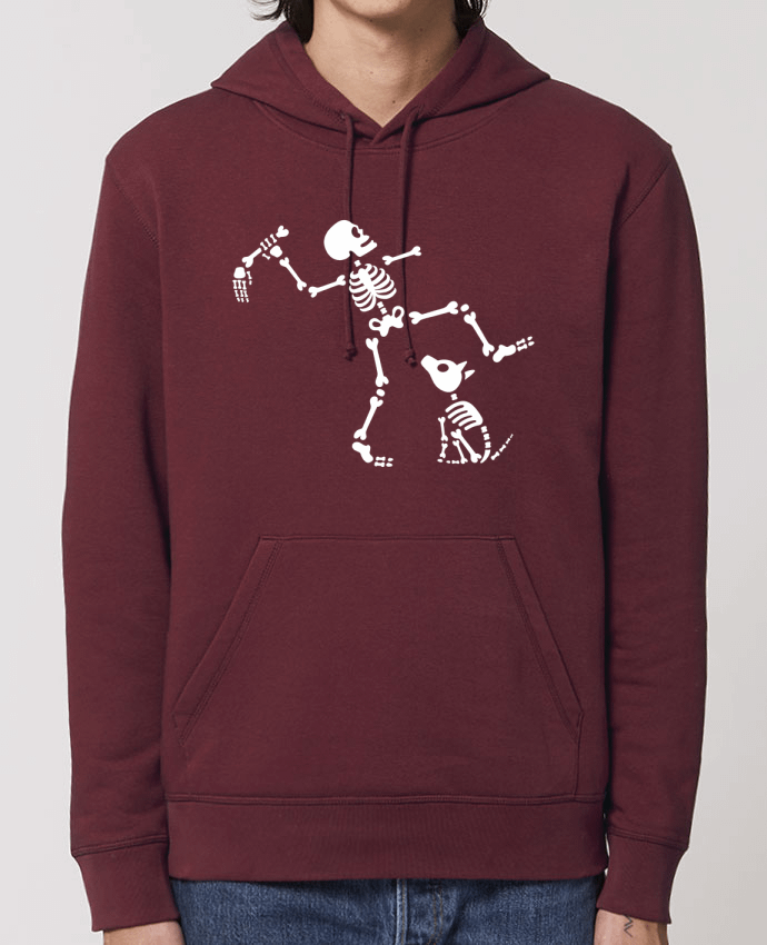 Sweat-Shirt Capuche Essentiel Unisexe Drummer Go fetch dog arm hand Par LaundryFactory