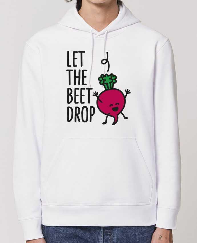 Essential unisex hoodie sweatshirt Drummer Let the beet drop Par LaundryFactory
