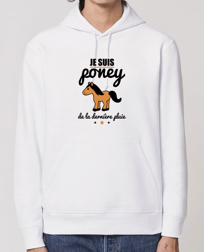 Essential unisex hoodie sweatshirt Drummer Je suis poney de la dernière pluie Par Benichan