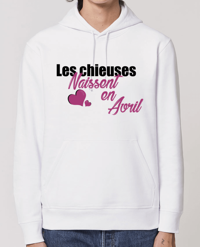 Hoodie Les chieuses naissent en Avril Par tunetoo