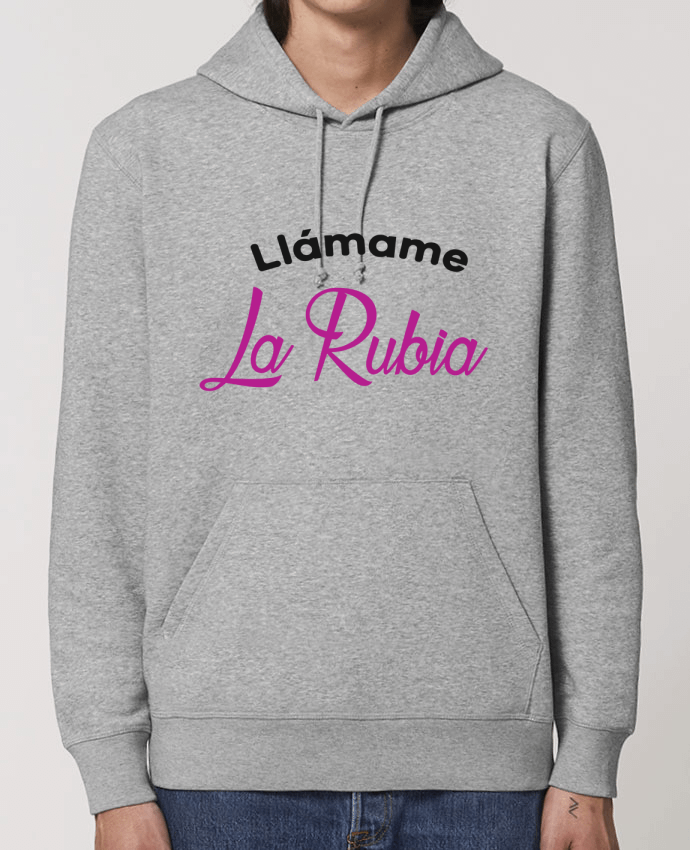 Essential unisex hoodie sweatshirt Drummer Llámame La Rubia Par tunetoo