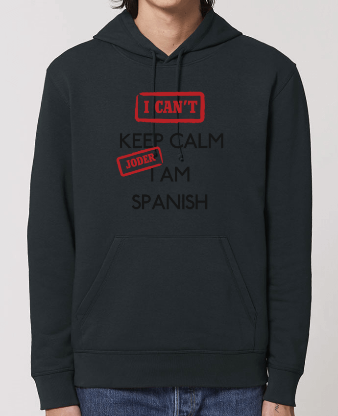Essential unisex hoodie sweatshirt Drummer I can't keep calm jorder I am spanish Par tunetoo