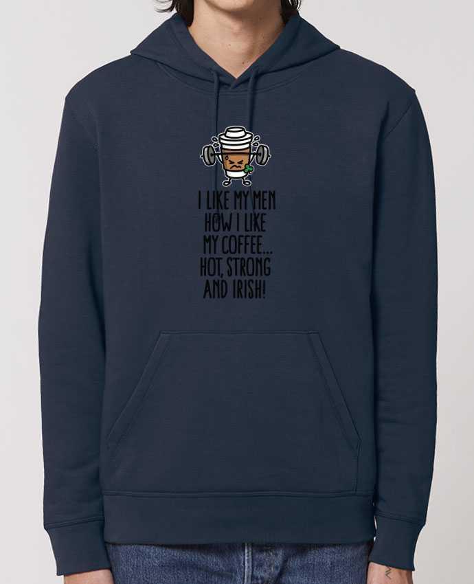 Essential unisex hoodie sweatshirt Drummer I LIKE MY MEN HOW I LIKE MY COFFEE Par LaundryFactory