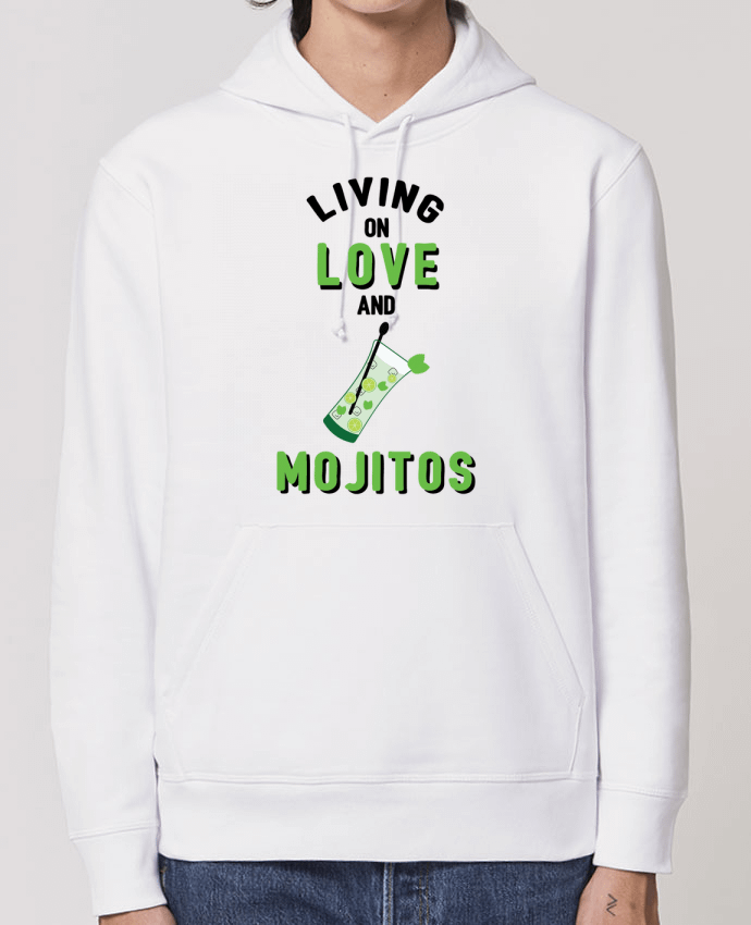 Hoodie Living on love and mojitos Par tunetoo