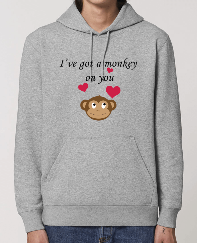 Essential unisex hoodie sweatshirt Drummer I've got a monkey on you Par tunetoo