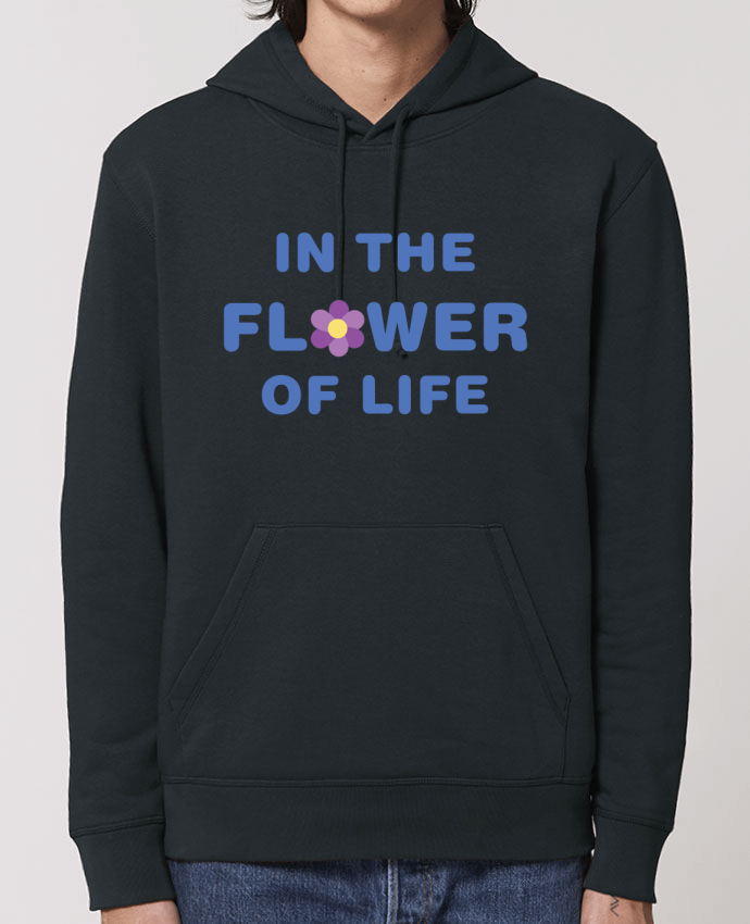 Essential unisex hoodie sweatshirt Drummer In the flower of life Par tunetoo