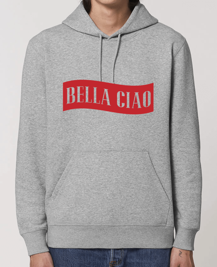 Sweat-Shirt Capuche Essentiel Unisexe Drummer BELLA CIAO Par tunetoo