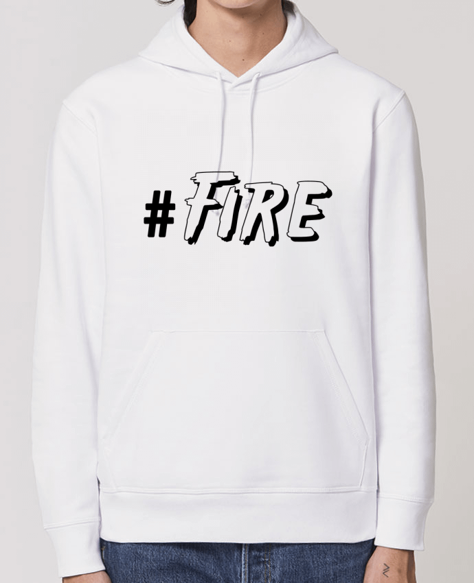 Sweat-Shirt Capuche Essentiel Unisexe Drummer #Fire Par tunetoo