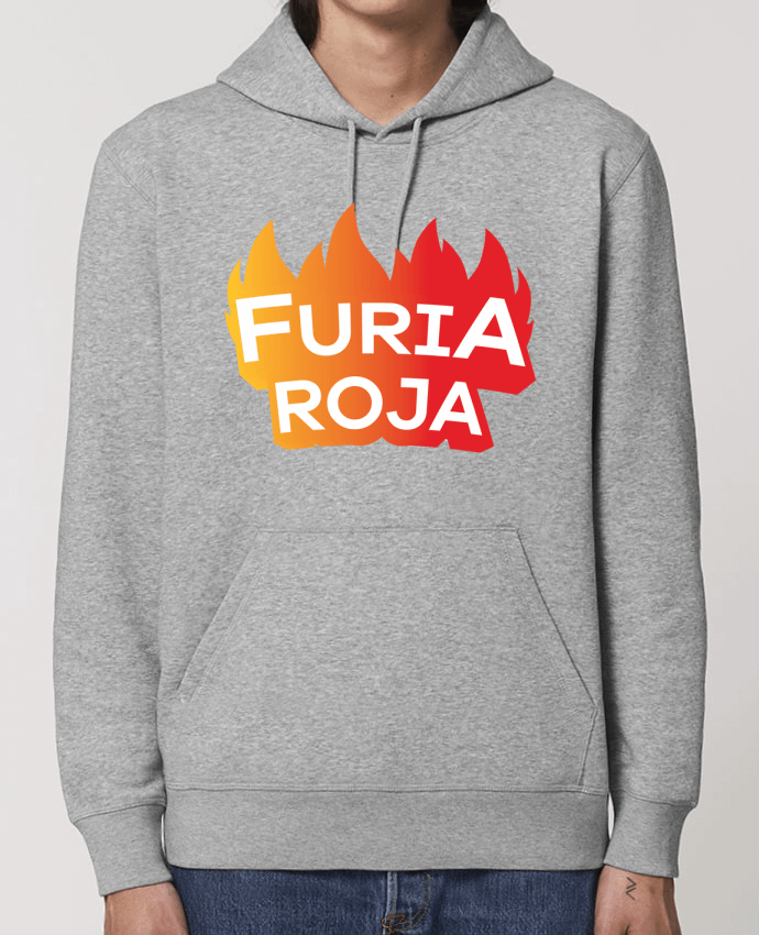 Essential unisex hoodie sweatshirt Drummer Furia Roja Par tunetoo