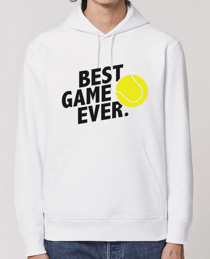 Essential unisex hoodie sweatshirt Drummer BEST GAME EVER Tennis Par tunetoo
