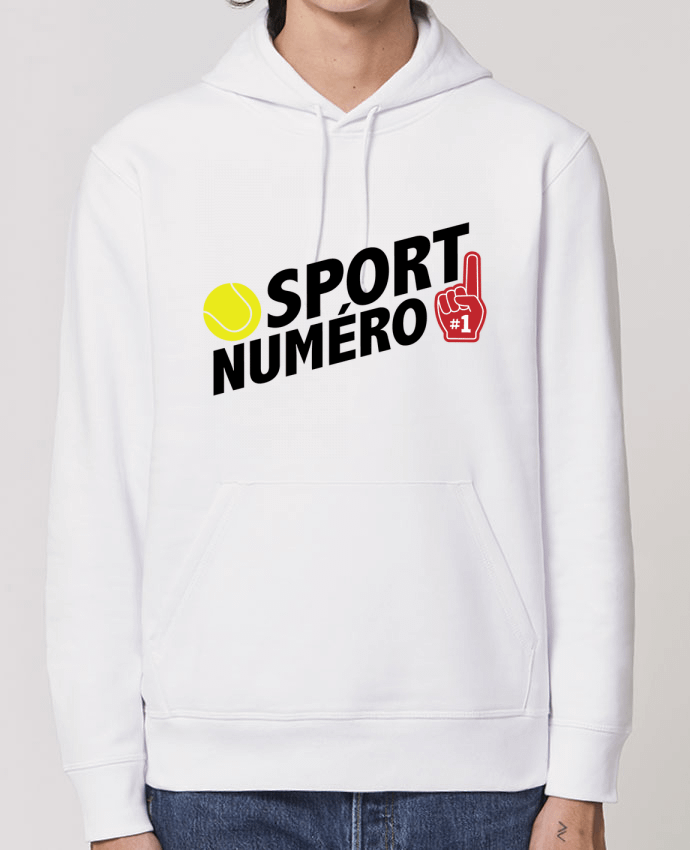 Essential unisex hoodie sweatshirt Drummer Sport numéro 1 tennis Par tunetoo