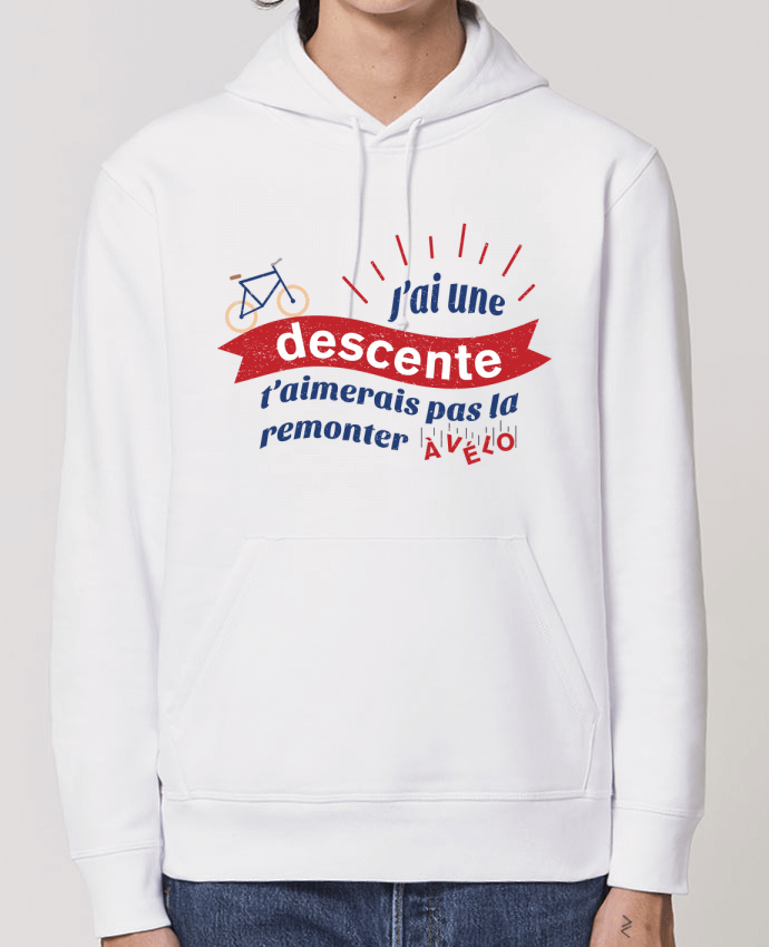 Hoodie J'ai une descente t'aimerais pas la remonter à vélo Par tunetoo