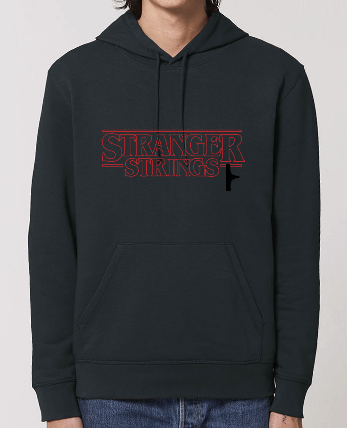 Essential unisex hoodie sweatshirt Drummer Stranger strings Par tunetoo