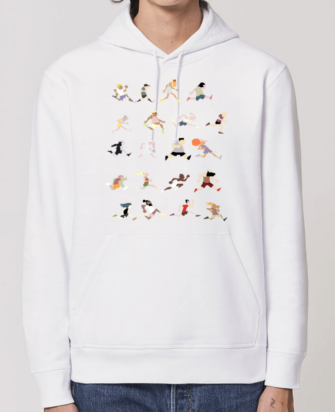 Essential unisex hoodie sweatshirt Drummer Runners ! Par Tomi Ax - tomiax.fr