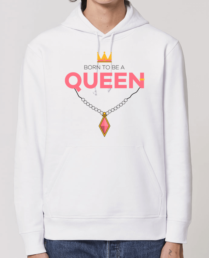 Hoodie Born to be a Queen Par tunetoo