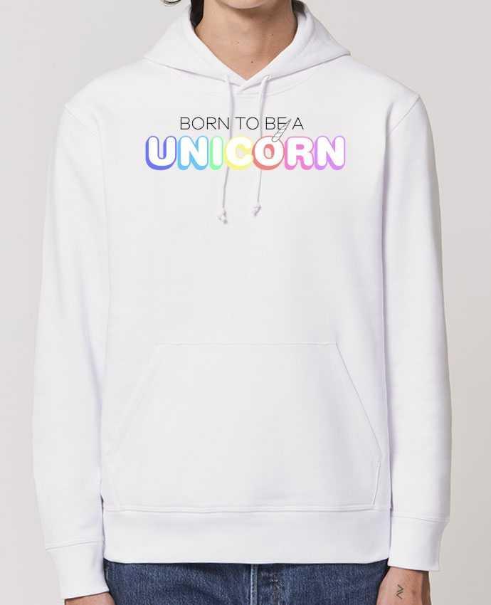 Essential unisex hoodie sweatshirt Drummer Born to be a unicorn Par tunetoo