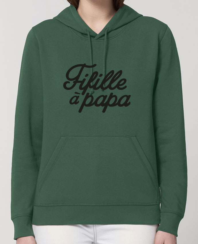 Essential unisex hoodie sweatshirt Drummer Fifille à Papa Par Nana