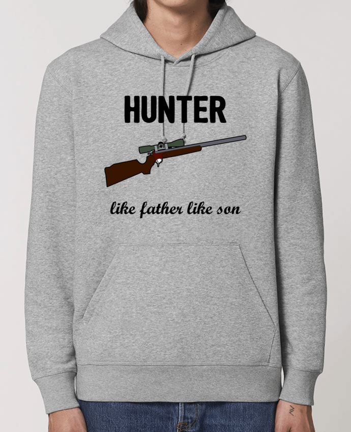 Essential unisex hoodie sweatshirt Drummer Hunter Like father like son Par tunetoo