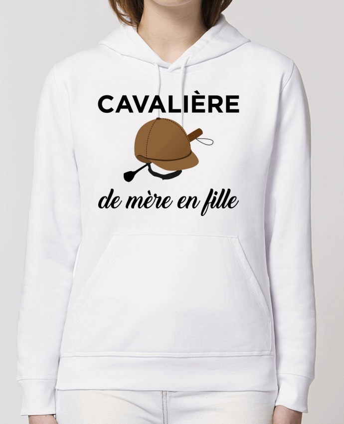 Essential unisex hoodie sweatshirt Drummer Cavalière de mère en fille Par tunetoo