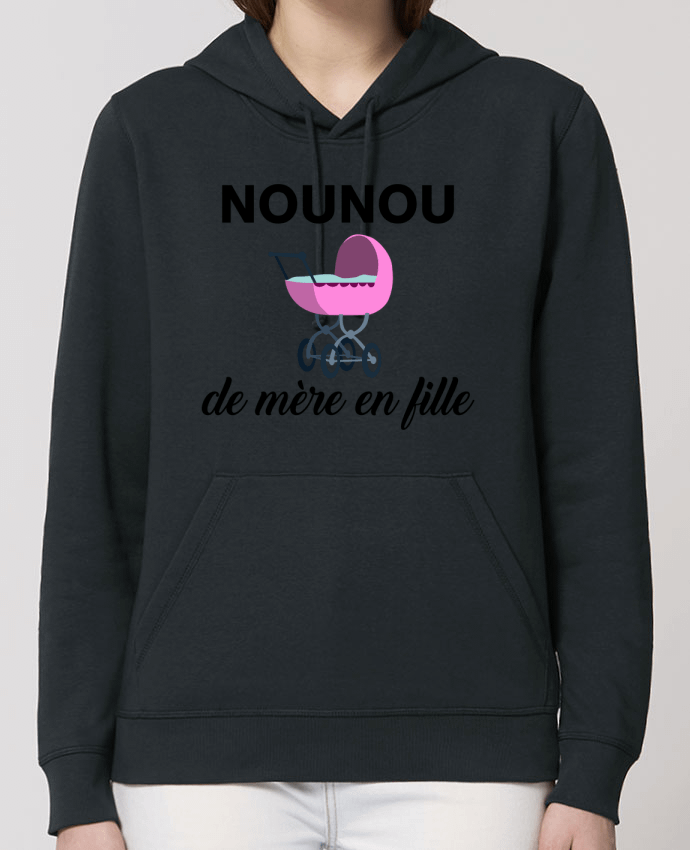 Essential unisex hoodie sweatshirt Drummer Nounou de mère en fille Par tunetoo