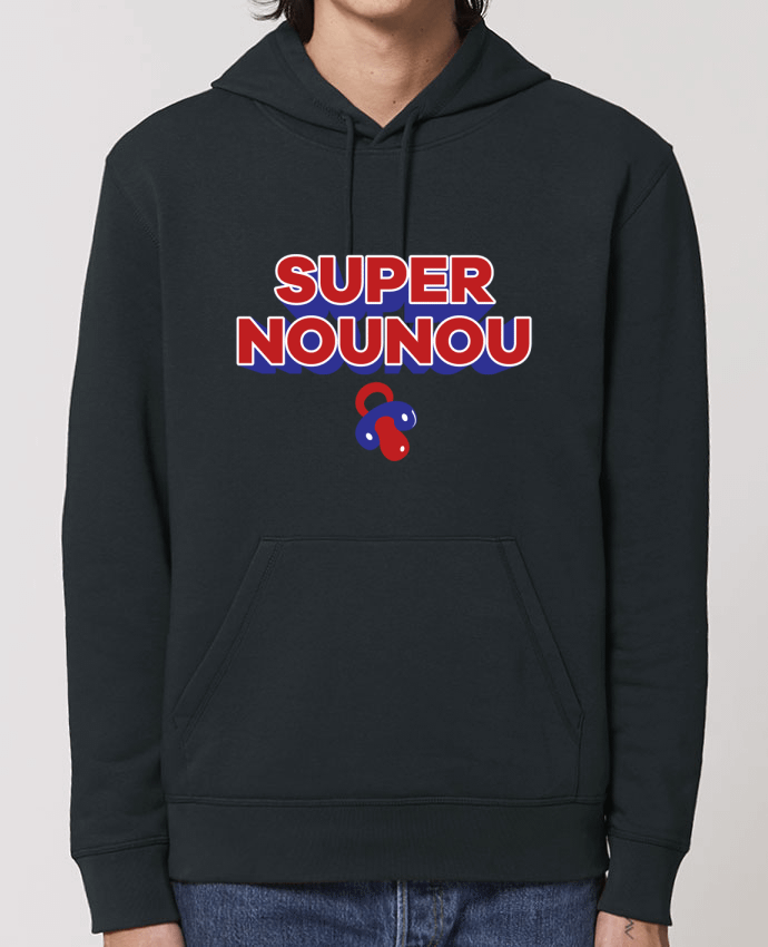 Essential unisex hoodie sweatshirt Drummer Super nounou Par tunetoo
