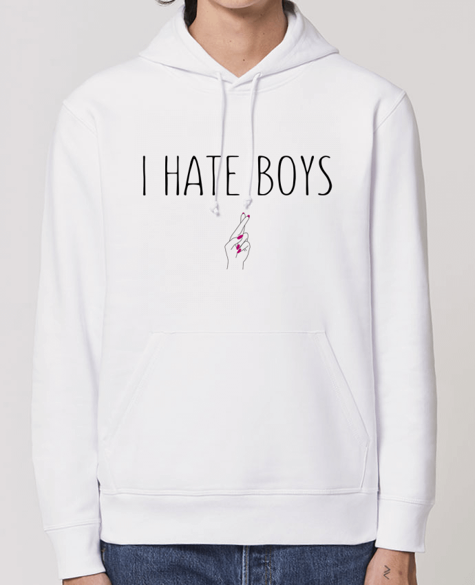 Sweat-Shirt Capuche Essentiel Unisexe Drummer I hate boys Par tunetoo