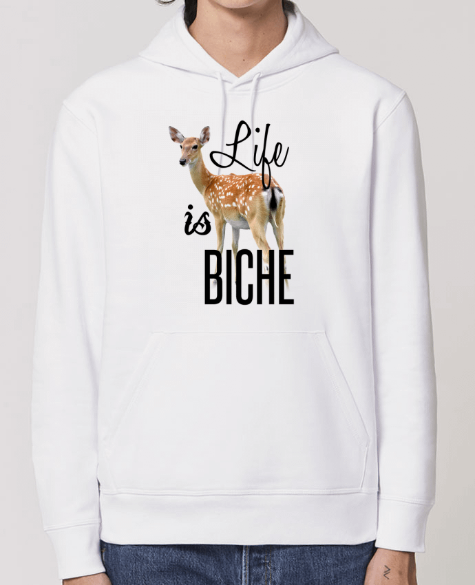 Essential unisex hoodie sweatshirt Drummer Life is a biche Par tunetoo