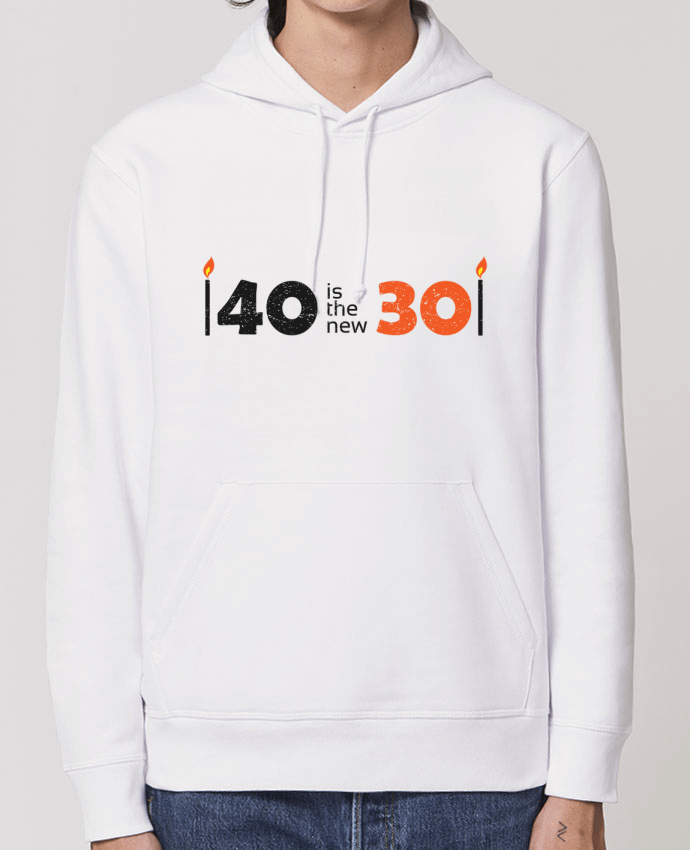 Essential unisex hoodie sweatshirt Drummer 40 is the new 30 Par tunetoo