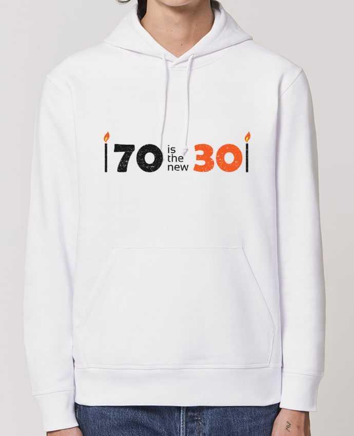 Essential unisex hoodie sweatshirt Drummer 70 is the new 30 Par tunetoo