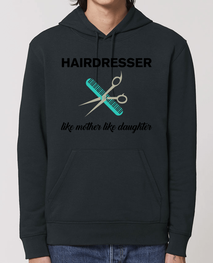 Essential unisex hoodie sweatshirt Drummer Hairdresser like mother like daughter Par tunetoo