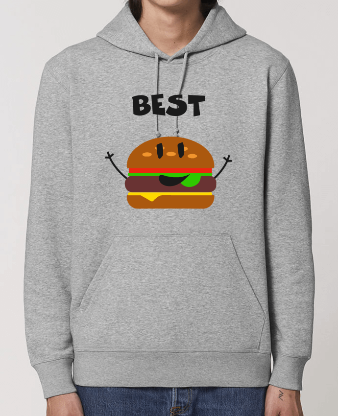 Essential unisex hoodie sweatshirt Drummer BEST FRIENDS BURGER 1 Par tunetoo