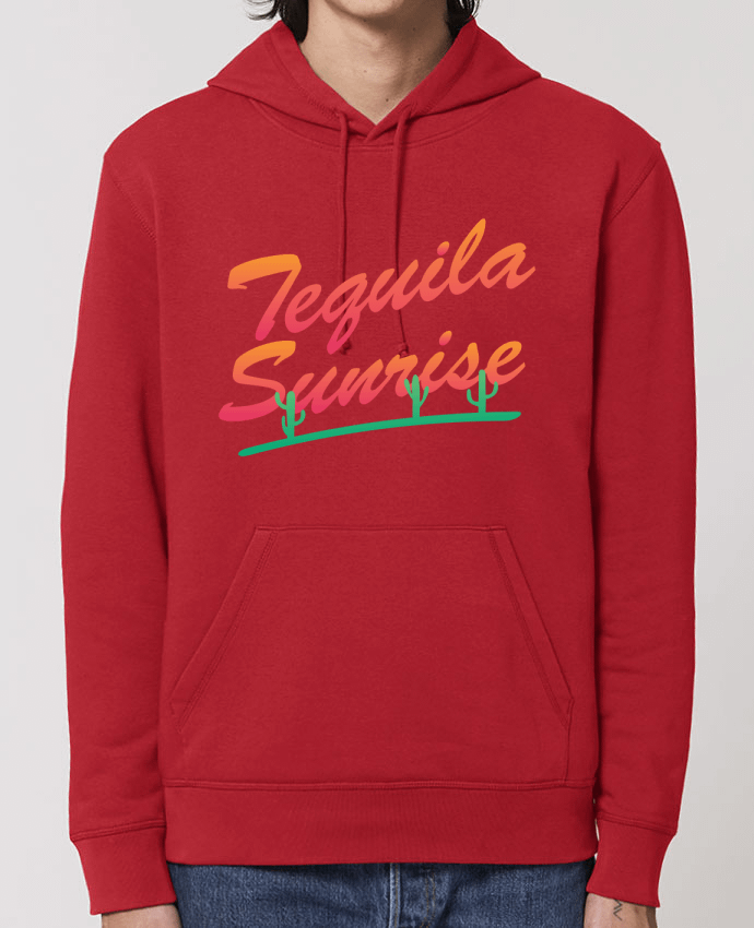 Essential unisex hoodie sweatshirt Drummer Tequila Sunrise Par tunetoo