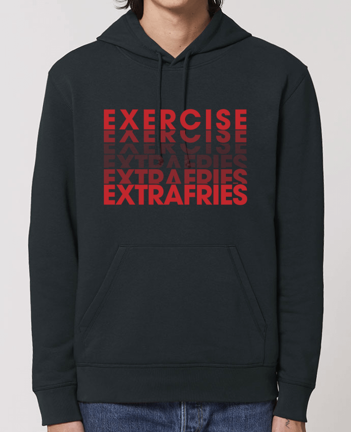 Essential unisex hoodie sweatshirt Drummer Extra Fries Cheat Meal Par tunetoo